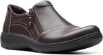 Женские оксфорды Clarks Carleigh Ray, Dark Brown Leather - фото