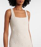 Мини-платье Le Sable с бисером Staud, слоновая кость - фото 4