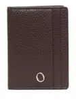 Картхолдер с логотипом Orciani, коричневый - фото
