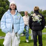 Пуховик Unisex HARSH AND CRUEL, Детский голубой - фото 7