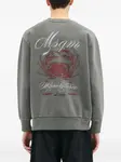 Свитшот с графическим принтом Msgm, серый - фото 4