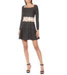 Вязаное мини-платье ALAÏA, черный - фото 2