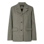 Блейзер Pieces Bianca, серый - фото 3