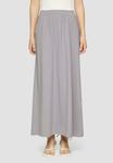 Юбка макси IN HIGH RISE MIT ELASTISCHEM BUND QS, светло-серый - фото