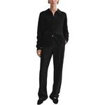 Button Up Knitted Shirt TOTEME, черный - фото 4