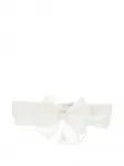 Ободок с бантом Monnalisa, белый - фото
