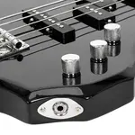 Электрогитара Glarry Burning Fire, бас, полный размер, 4 струны - черная - фото 9