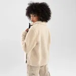 Женская куртка Levi-W Siroko Sherpa, коричневый - фото 2