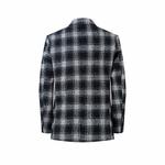 Блейзер для мальчиков slim fit в клетку Elie Balleh, Black - фото 2