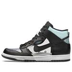 Кроссовки x comme des garcons dunk high в стиле ретро Nike, черный - фото