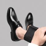 Туфли мужские низкие черные Jeter Ram Jietegongyang - фото 8