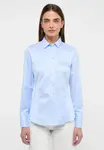 Блузка-рубашка Eterna "ПРИТАННЫЙ", голубой - фото