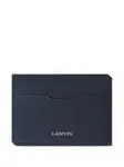 Картхолдер с логотипом Lanvin, синий - фото