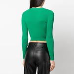 PINKO Топ женский зеленый - фото 5