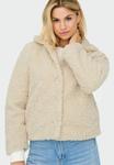 Флисовая куртка ONLY Fleece jacket, Pumice Stone/Stone - фото 5