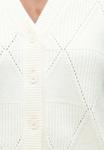 Кардиган Maison Kitsuné TEXTURED WOOL CARDIGAN, Parchment White/Off-White - фото 7