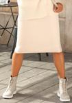 Юбка до колена LASCANA Strick, светло бежевый - фото 3