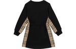 Детское платье Burberry Kids, цвет Black - фото 2