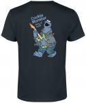 Футболка Sesamstraße Cookie Monster - King Of Rock, черный - фото 2