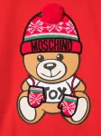Платье-толстовка Teddy Bear Moschino Kids, красный - фото 3