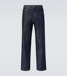 Джинсы Hard Twist с широкими штанинами Auralee, Indigo - фото