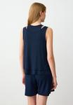 Топ Jimmy Key LAYERED SLEEVELESS, Dark Blue - фото 3