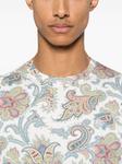 Футболка с принтом пейсли ETRO, белый - фото 4