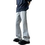 Джинсы унисекс универсальные шаблоны, дымчато-серый - фото 10