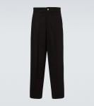 Джинсы-бочонки со средней посадкой Lemaire, черный - фото