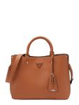 Сумочка GUESS MERIDIAN II GIRLFRIEND SATCHEL, Cognac - фото