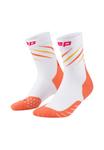 Носки CEP RUN COMPRESSION EDITION CLAW MID CUT, White Coral Mix/White - фото