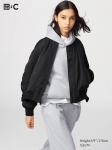 Куртка-бомбер Uniqlo женская, 09 черный - фото 2