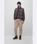 Свитшот мужской Hugo с логотипом бренда, серый - фото