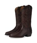 Туфли Ariat Heritage R Toe Western Boot, цвет Burnished Chocolate - фото