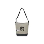 MLB Хлопковая сумка через плечо унисекс черно-серая, Panda Lying Flat - фото