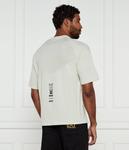 Футболка мужская Ea7 свободного кроя, бежевый - фото 3