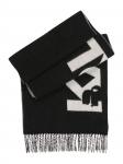 Karl Lagerfeld Шарф в черном цвете - фото