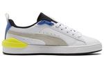 Кроссовки PUMA Suede Bloc 'White Silver Blue' - фото 2
