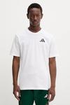 Хлопковая футболка Adidas, белый - фото 3
