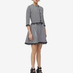 Куртка Houndstooth Frayed Edge Cardigan Alexander McQueen, белый - фото 5