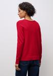 Джемпер Street One KUSCHELIGER V-NECK PULLOVER, Rot/Red - фото