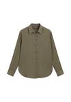 Блуза Massimo Dutti FLOWING LONG SLEEVE, Khaki - фото 6