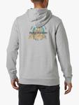 Графический худи Core Helly Hansen, Grey Melange - фото 2