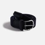 Ремень Anderson's Classic Stretch Woven Belt, темно-синий - фото