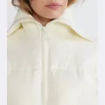 Пуховик стандартного кроя Armani Exchange, белый - фото 3