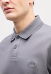 Поло BOSS LONG, Open Grey/Grey - фото 8