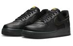 Мужские кроссовки для скейтбординга Nike Air Force 1, Black/Yellow - фото 3