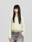 Свитер Bershka, цвет Mint - фото 2