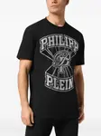 Футболка с декорированным логотипом Philipp Plein, черный - фото 2