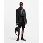 Джинсовая куртка-буклет без воротника Louis Vuitton, черный - фото 2